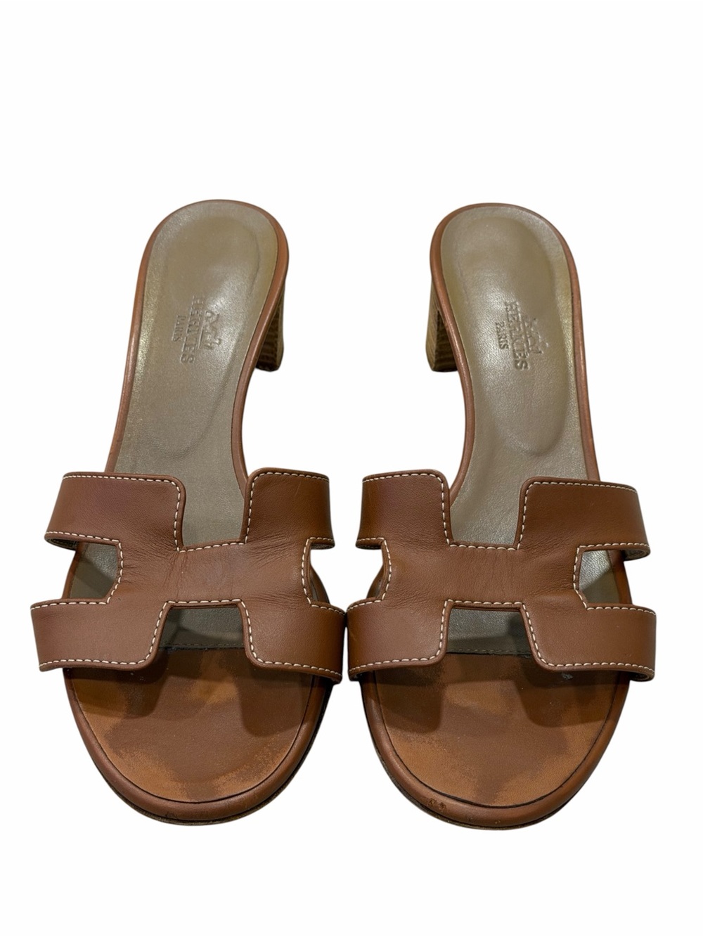 Authentic Hermès Oasis Sandal Heels – Size 38.5 - Picture 3 of 15